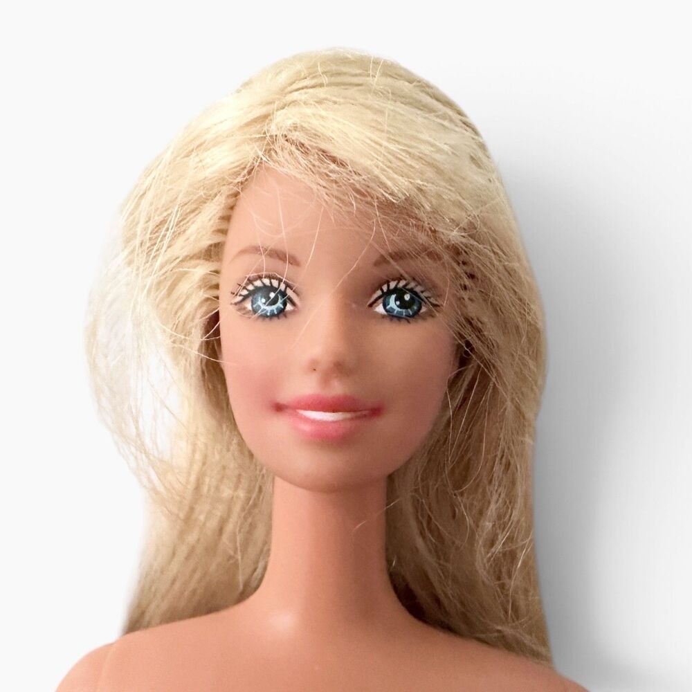 Blonde My First Barbie Ballerina Nude Permanent Painted on Pink Ballet Shoes - Picture 5 of 7